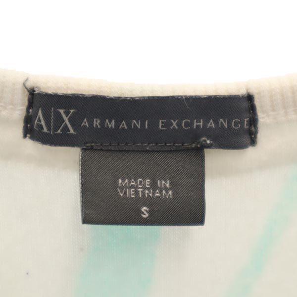 ARMANI EXCHANGE No sleeve Pile ground one piece S Green system Women Used