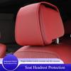 Auto Car Seat Cover Pillowcase Anti Dirt Protective Headrest Cover Interior Decorative Modification Car Seat Accessory