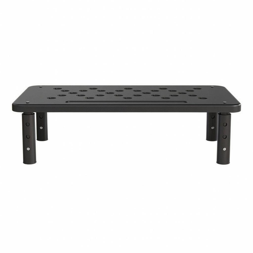 Desktop Monitor Riser Ergonomic for Study Area, Compact Computer Setup