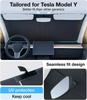 For Tesla Model Y Juniper Model 3 Highland Windshield Sunshade Sun Blockage Foldable Heat Insulation Sunshade Storage Bag Amagi