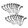 Y5GD 20Pcs Gutter Brush Clamps Gutter Mesh Clips Anchors Plastic Outdoor Gutter Filter Clips for Yard Garden Garden