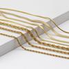 Fashion Stainless Steel Link Chain Anklet Gold Color Bracelet For Women Barefoot Beach Leg Chain Summer Jewelry Gift 23.5cm Long