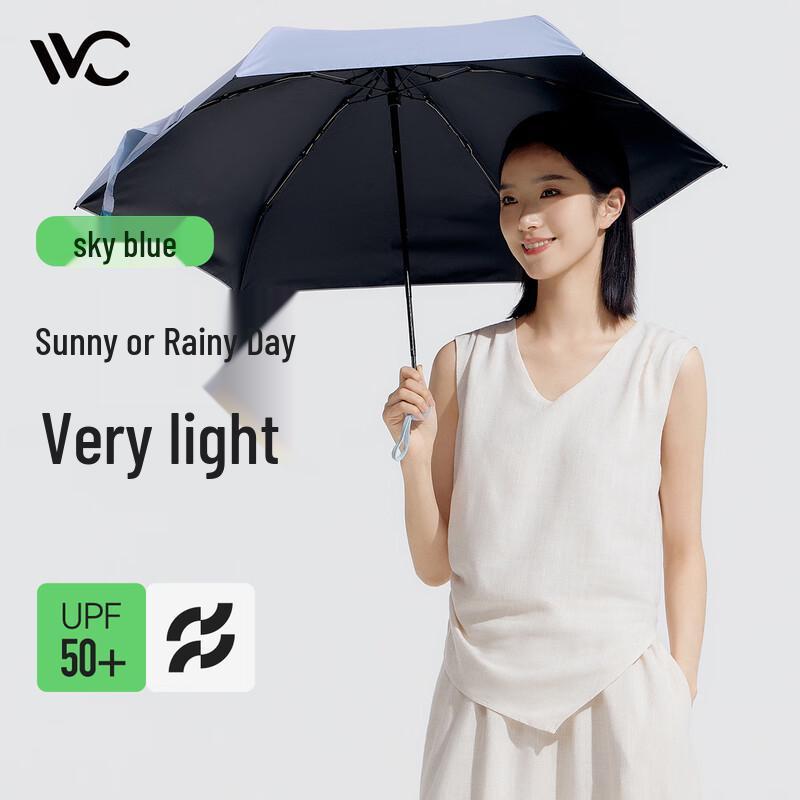 VVC Foldable UV Protection Dual-Purpose Umbrella