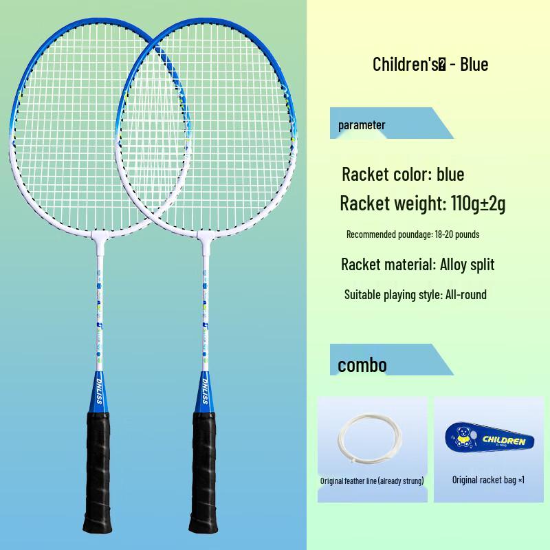 MR MOOSE Kids Badminton Racket Set