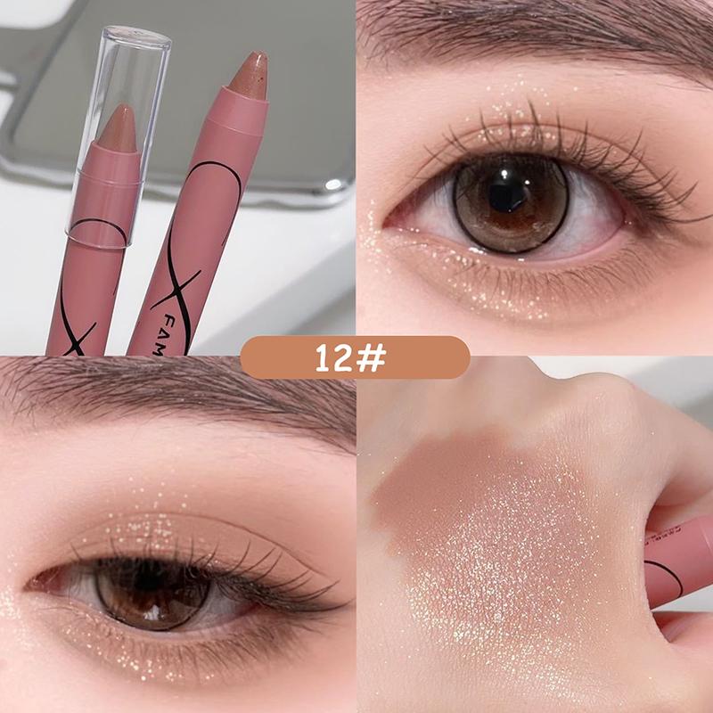 Eye Shadow Lying Silkworm Pen Glitter Matte Pearlescent Highlighter Stick Waterproof Long-Lasting Brightening Eyes Corner