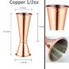 Double-Headed Indian Wine and Cocktail Jigger, 30/60 Oz Measuring Cup