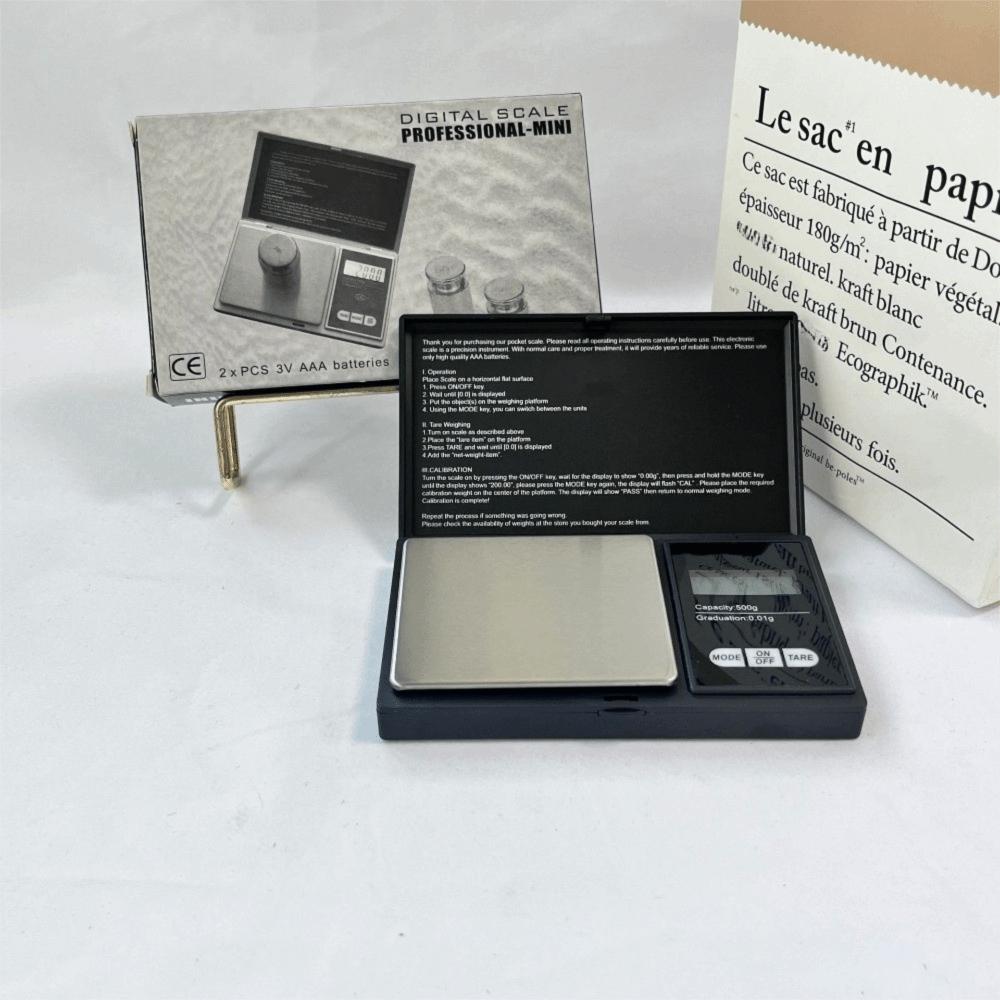 High Precision Pocket Scale Gram Jewelry Scale Portable Electronic Scales  Gold