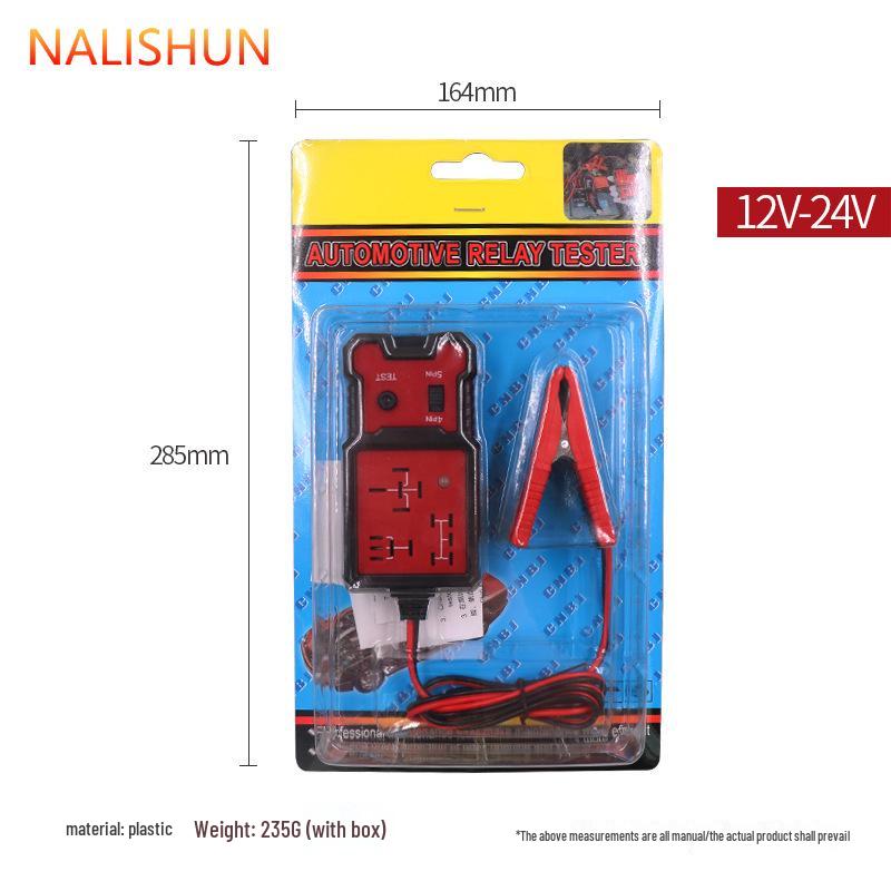 12V/24V Car Relay Tester for Four-Pin/Five-Pin Relays