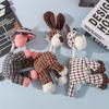 Manufacturer Cute Cartoon Donkey Squeaky Dog Toy Indestructible Plush Pet Toy Bite-Resistant Cotton Rope Luxury Style