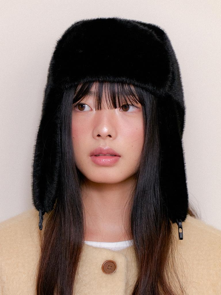 Obeulla Fake Fur Volume Trooper Hat Ha040