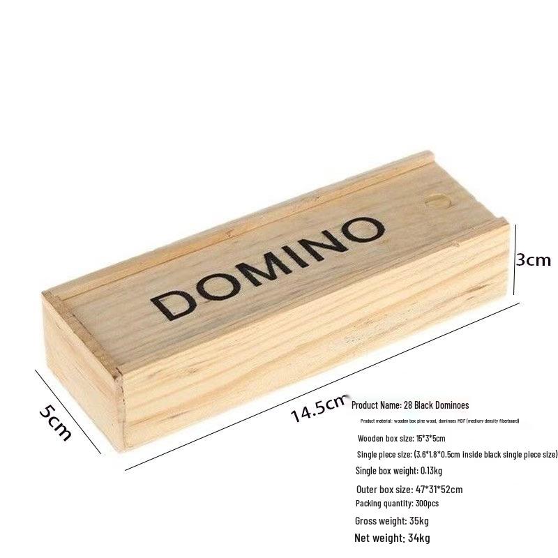 

Домино Игра в коробке: Деревянные детские игрушки и учебные пособия для веселых встреч одноклассников и развлечений Domino Set