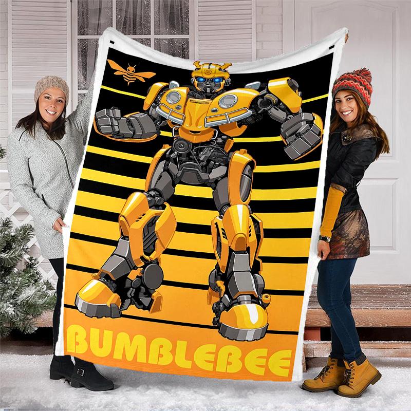 Bumblebee Printed Throw Blanket—lightweight,soft,warm;versatile Blanket for All Seasons—perfect As &air-conditioning Throw,nap Blanket