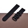 Nylon Three-Ring Buckle Watch Band for Samsung Active 3/4/5 & Huawei S3 - Canvas Woven Wristband