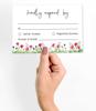 Inkdotpot 50 Blank RSVP Cards With Kraft Envelopes Rustic Kraft 4"x6" Response Cards-RSVP Reply Card For Wedding-Bridal Shower-Baby Shower-Rehearsal