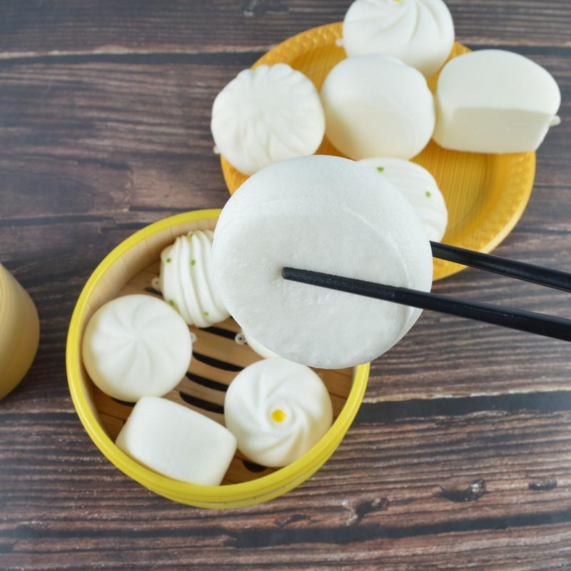 Slow Rebound PU Steamed Buns & Dumplings Stress Toy Model