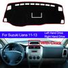 Car Dashboard Cover Silicone Non-Slip Dash Mat For Suzuki Liana 2011 2012 2013 with Clock