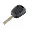 Schlüsselanhänger-Gehäuse mit 2 Tasten und Schlüsselbart VA2 für Peugeot 307 Citroen C2 C3 + Batterie