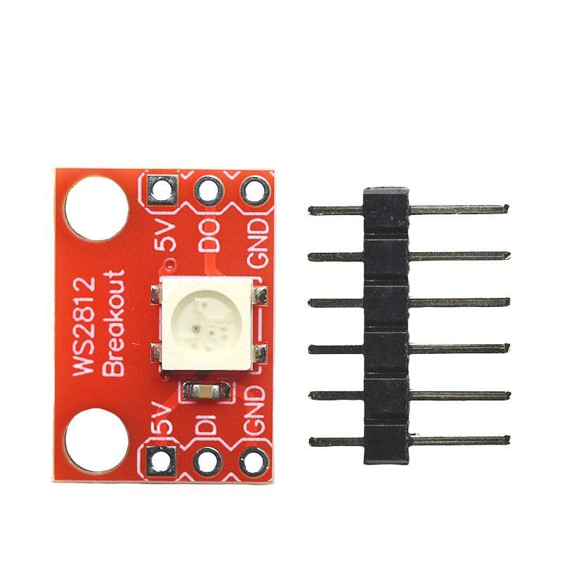 10~100Pcs WS2812 Full Color Light Module Single Wire Interface RGB Light Emitting Diode Compatible STM32 ARM Microcontroller