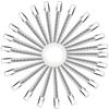 Hair Clips for Rollers, Pin Curl Clip, Metal Duckbill Hair Clips for Women Styling, 24Pcs (3.5 Inch) Silver Larger Alligator Curl L