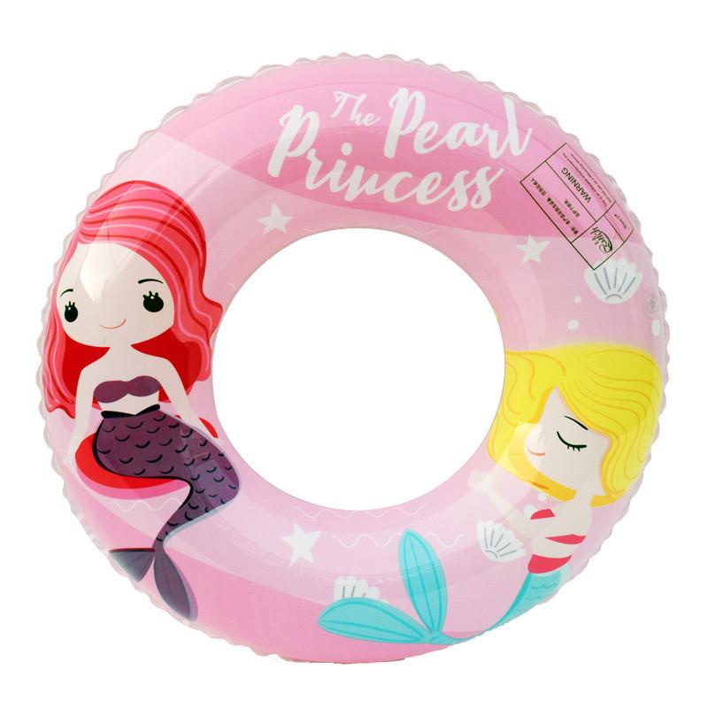 And Adult Childrens Cartoon Mermaid Dinosaur Thickened Inflatable Swimming Ring