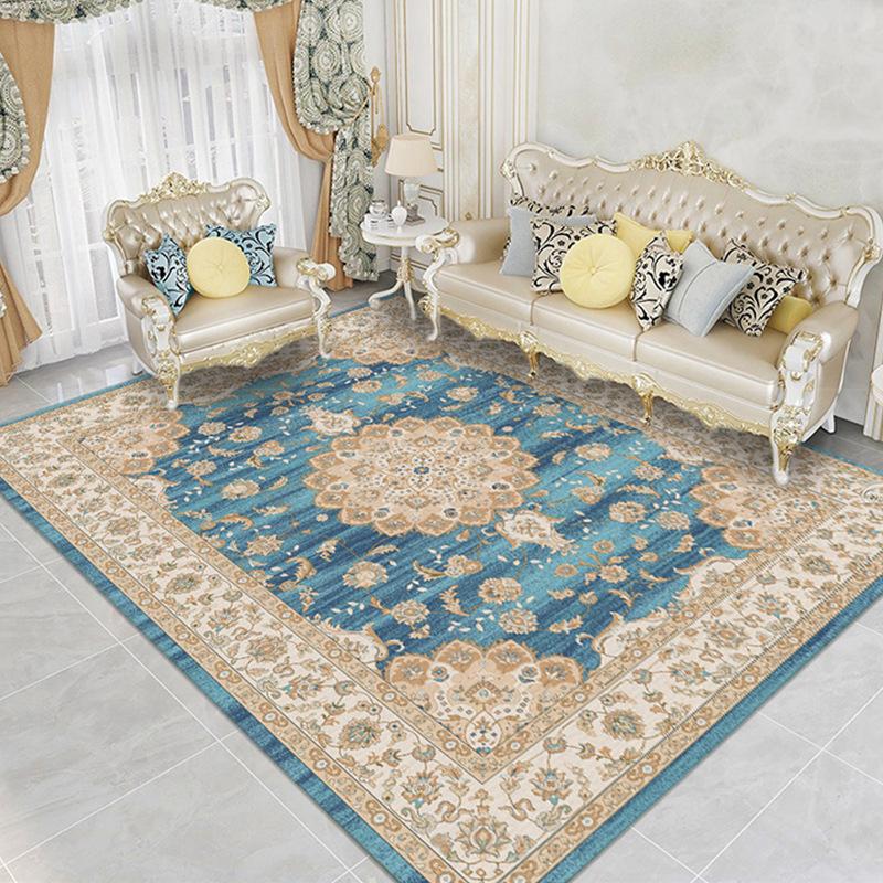 The Retro Printed Carpet Is Wear-resistant and Suitable for Home Decoration In Living Rooms and Bedrooms