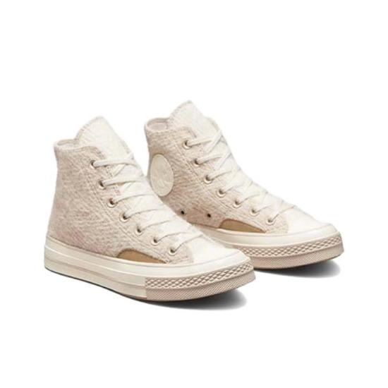 Converse Chuck 70 Cozy Knit High Top Beige - A01338C