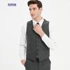 Romon Men's Slim Fit Striped Suit Vest