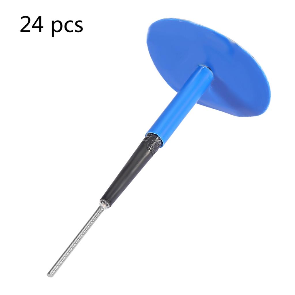 24 Pcs Car Motorcycle Universal Tubeless Tire Puncture Repair Mushroom Plug Patch Gum