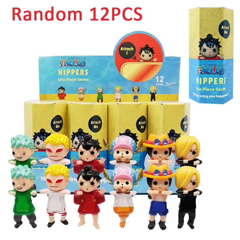12PCS New One Piece Angel Hippers Blind Box Party Cute Doll Mystery Box Lucky Box Toys Unpacking Accessories Children Gifts