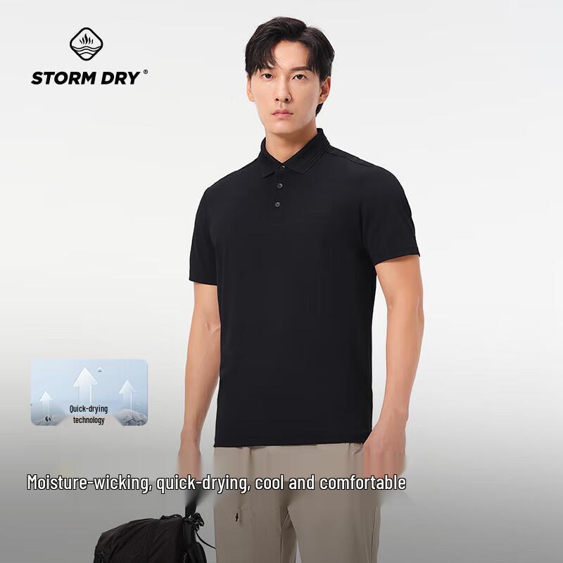 Pelliot Men's Outdoor Quick-Dry Polo Shirt