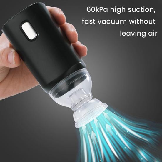 Rechargeable Battery Vacuum Sealer One-Click Operation Powerful Suction Force Handheld Vacuum Machine