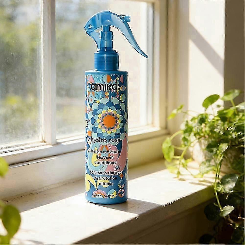 1-3X Acondicionador sin aclarado hidratante intensivo Amika Hydro Rush, apto para todo tipo de cabello
