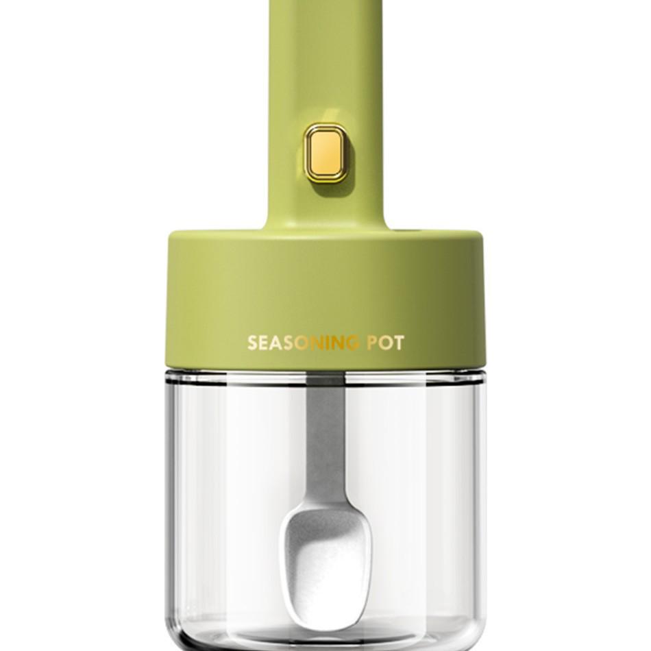 

Telescopic Glass Seasoning Spoon and Jar Set for Kitchen and Home Model 1