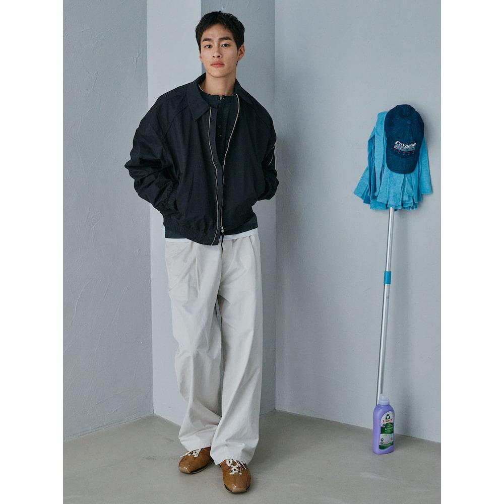 8SECONDS Cotton Nylon Peach Elastic Waist Pants Ivory