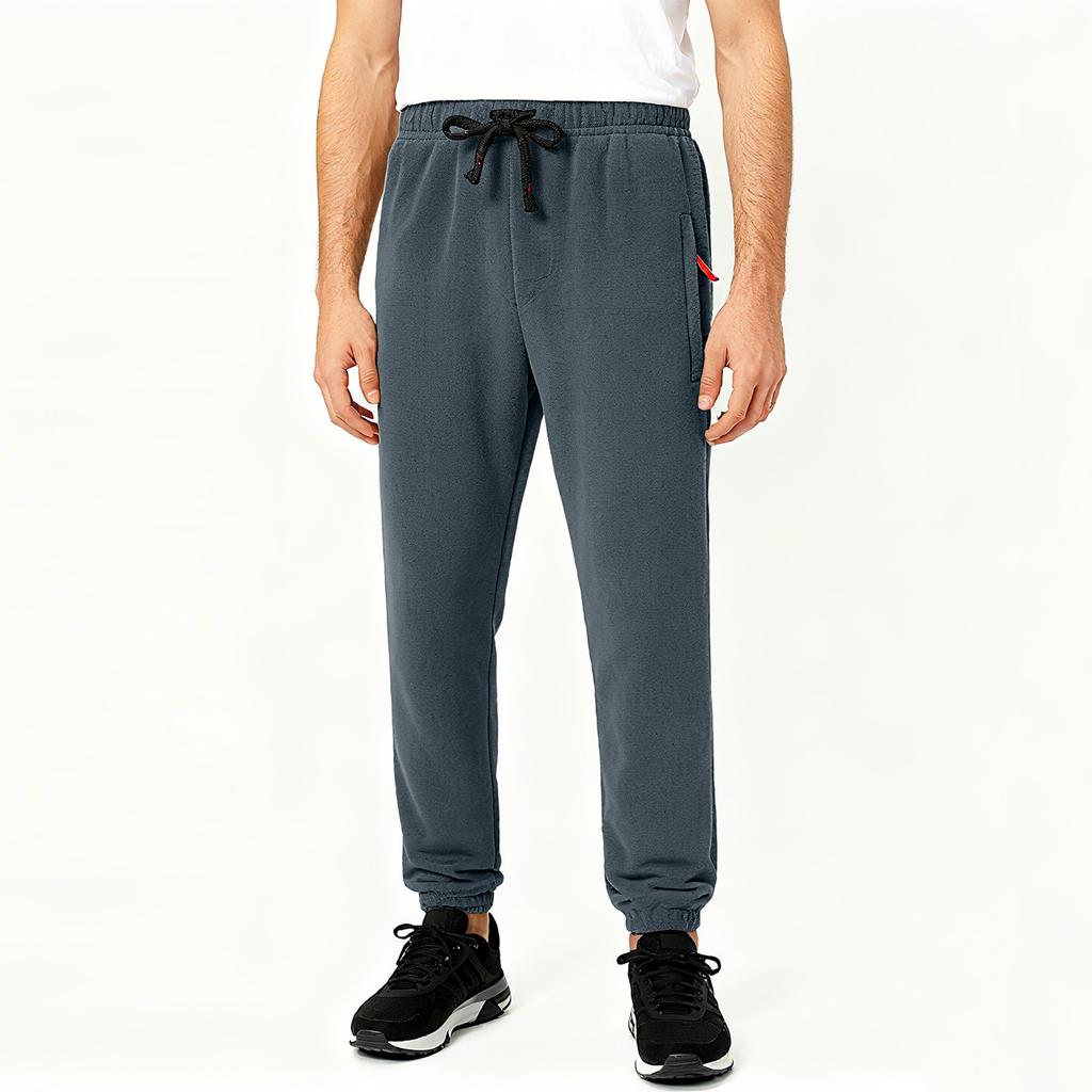 Men's Jogger Pants, Lamb Wool Winter Warm Casual Pants