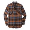 Men's Casual Fashion Plaid Long Sleeve Shirt Men's Pocket Button Shirt