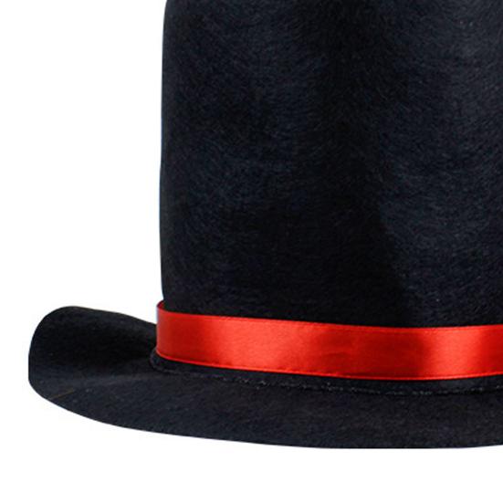 Christmas Snowman Hat Kit Large Snowman Top Hat Felt Carrot Nose Xmas Tree Topper