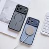 iPhone 17 Pro Max Color-Block Heat Dissipation Magnetic Case, Skin-Feel Matte Anti-Fall Protective Cover