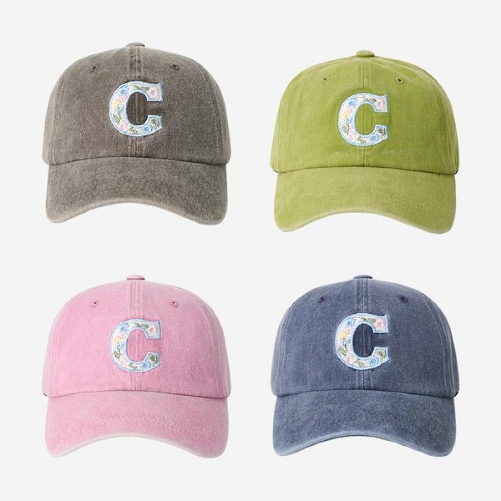 AllinComplete Women S Flower C waShing Ball Cap 4 ColorS Navy (Flower C)