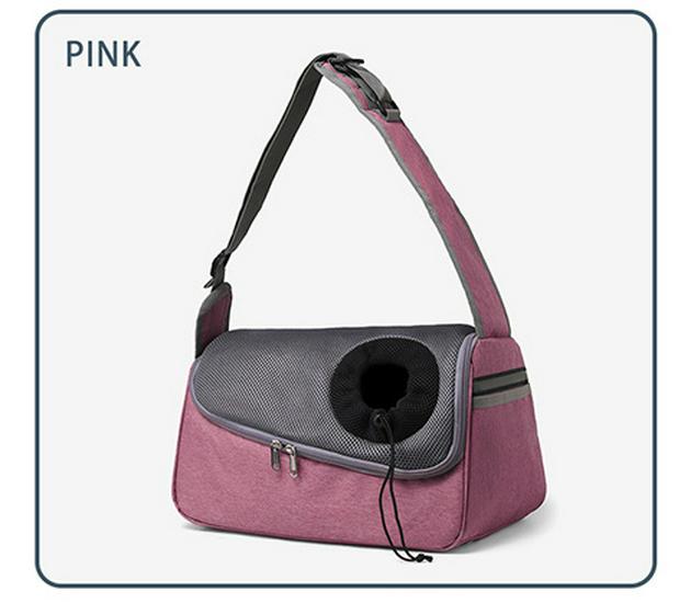 

Сверхлегкая дышащая сетчатая сумка-кроссбоди для щенков и котят - Удобная и комфортная сумка для прогулок. розовый