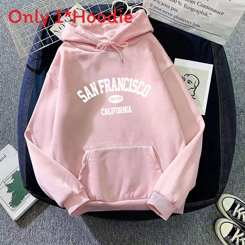 Girl Hoodie With 3d Letter Pattern Thick Fleece Winter Casual Wear For Fall