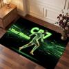 Cristiano Ronaldo Custom Crystal Velvet Rug, Personalized Name Text Print, Football Logo Soft Non‑Slip Floor Mat Home Decor Gift