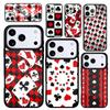 Capa Case for iPhone 17 Air 16 Pro Max 15 Plus 11 13 Mini 14 12 Back Phone Cover Poker Playing Card