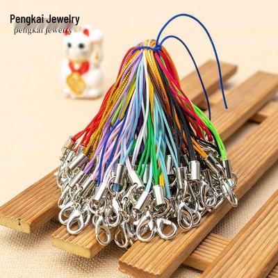 100 Kleurrijke Telefoon Lanyards met Karabijnsluitingen - Handgemaakte DIY Sieraden Accessoires en Bedeltjes