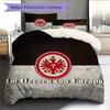 Eintracht Frankfurt  Vzorované povlečení Sada přikrývek  Dekorace do domácnosti  Dárek (1 * povlak na peřinu + 2 * povlak na polštář bez jádra)