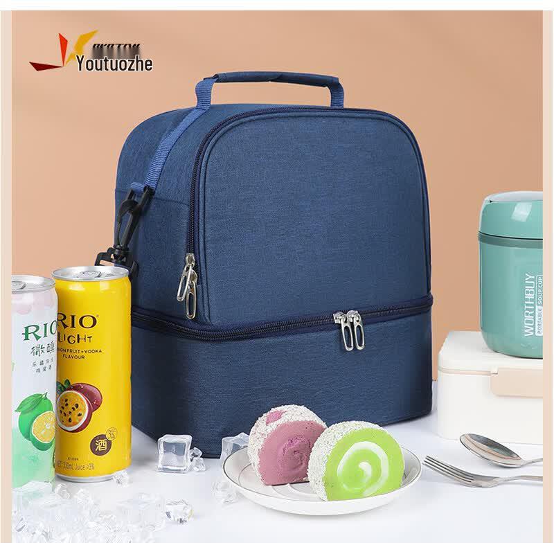 Youtuozhe YT-BW105 Portable Double-Layer Bento Cooler Bag