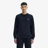 Fred Perry [Baseline] Crewneck Sweatshirt - Navy M7535-248