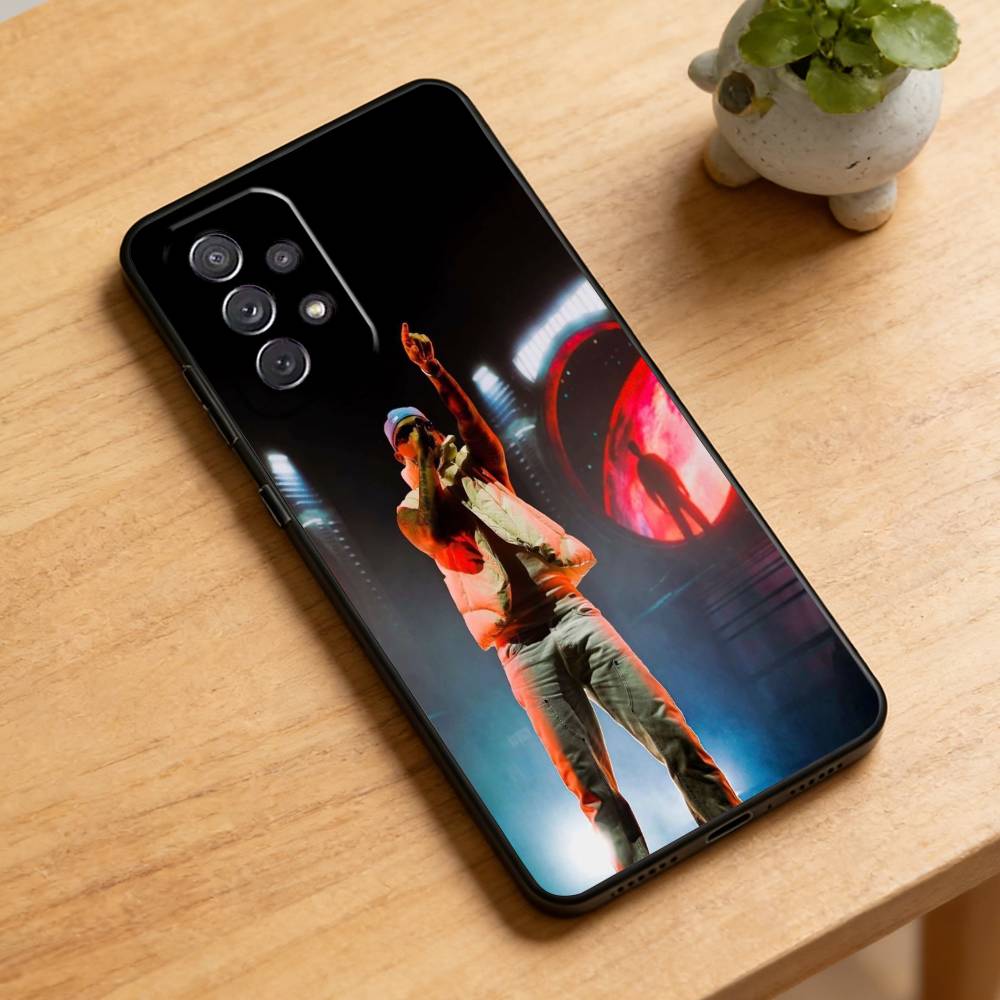 L-Luciano Rapper Phone Case For Samsung Galaxy A73,21,22,32,71,53,52,51,80,5G Soft Black Cover