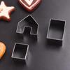 3-Piece Stainless Steel 430 Biscuit Cutter & Mousse Ring Baking Set