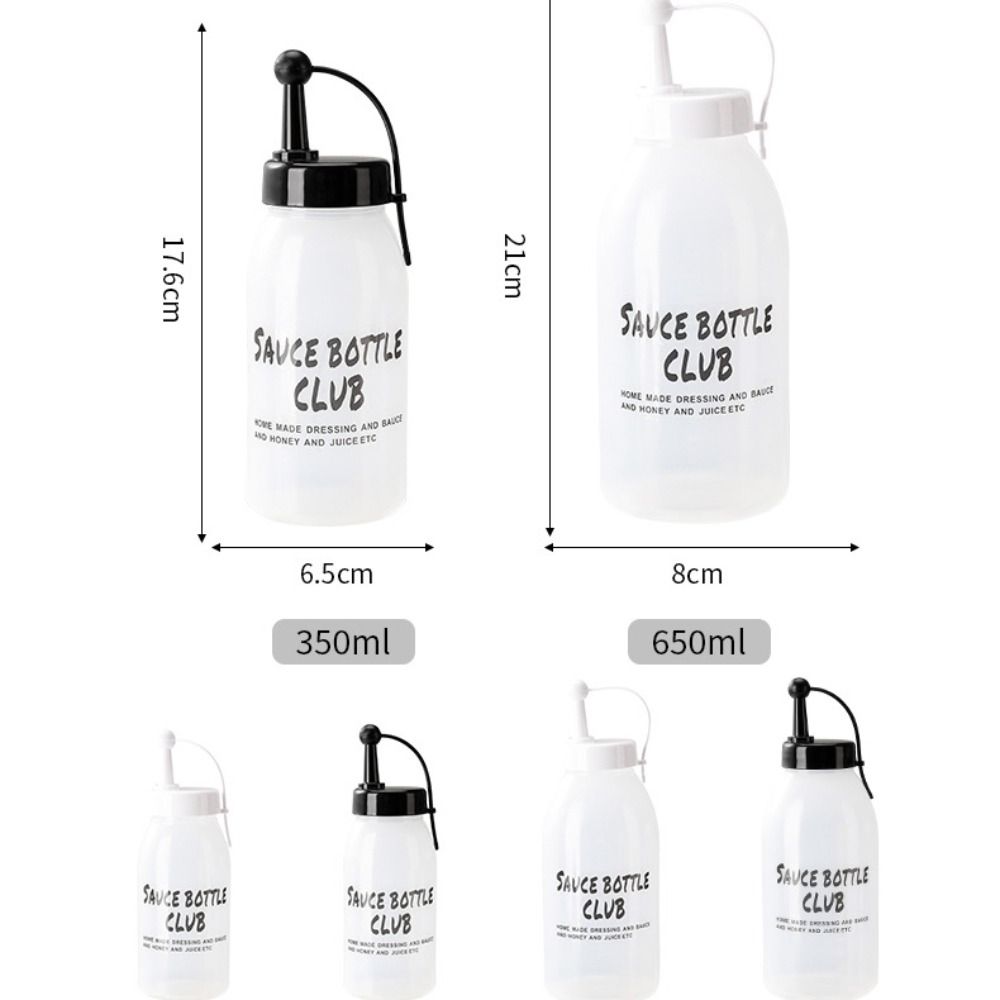 Saucen Würzen Extrudierte Flasche 350/650ML Ölsprühflasche Neue Würzmittel Squeeze-Flaschen